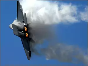 Lockheed Martin, Dym, F-22 Raptor, Ogień