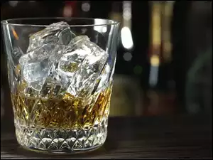 Szklanka, Whisky, Lód