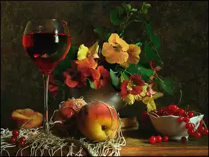 Wino, Nasturcja, Owoce