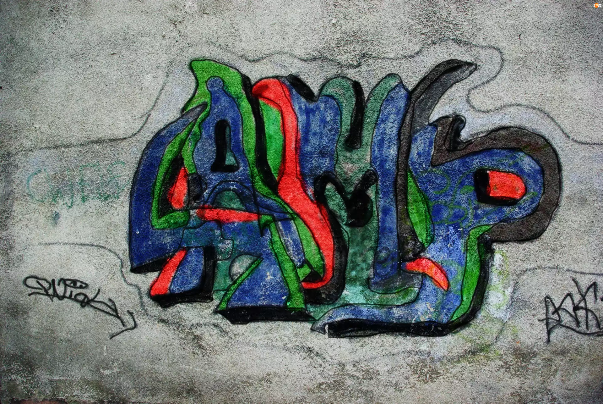 Napis, Graffiti, Ściana