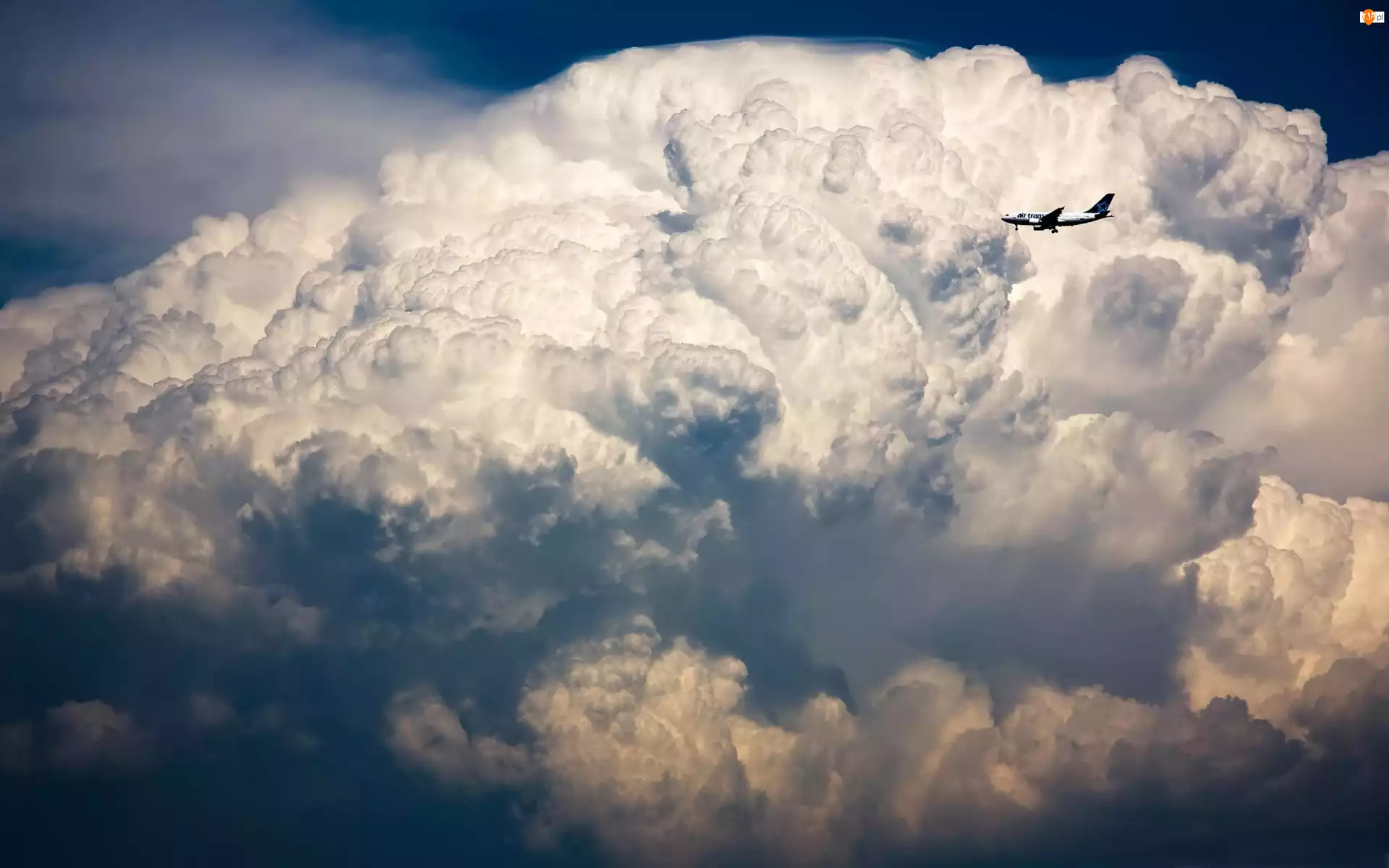 Samolot, Kłębiaste, Chmury