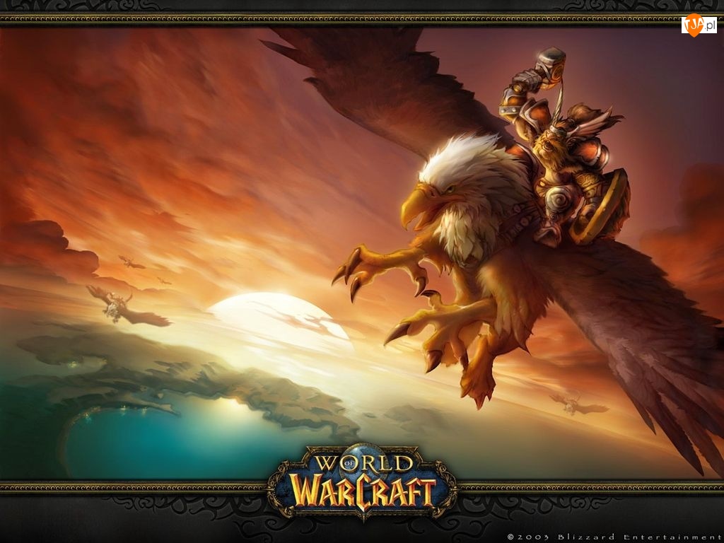 World Of Warcraft, postać, fantasy, orzeł