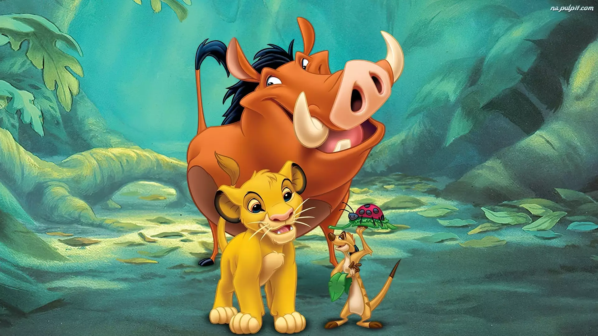 Simba, Timon, The Lion King, Król Lew, Pumba