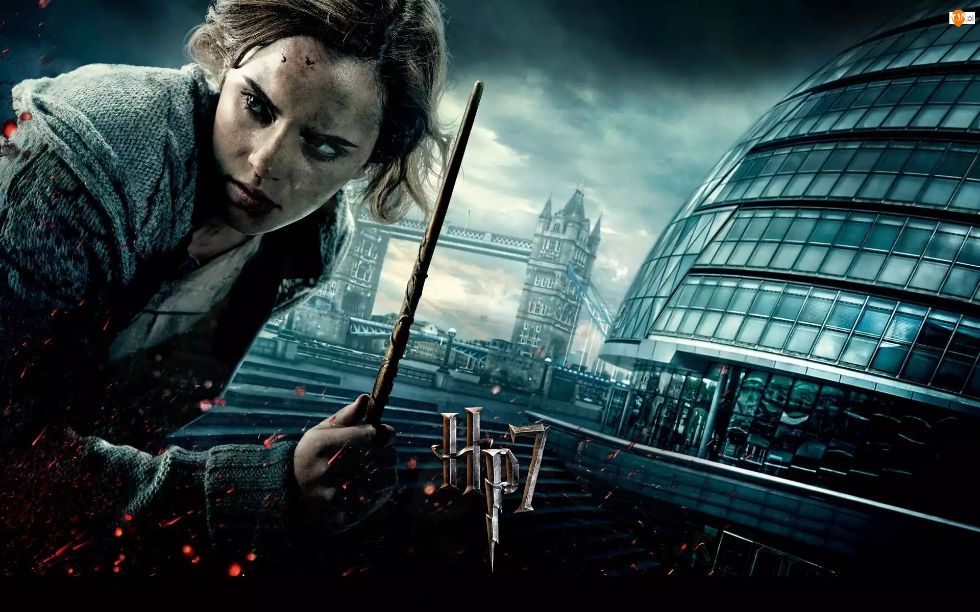 Emma Watson, Różdżka, Harry Potter, Londyn