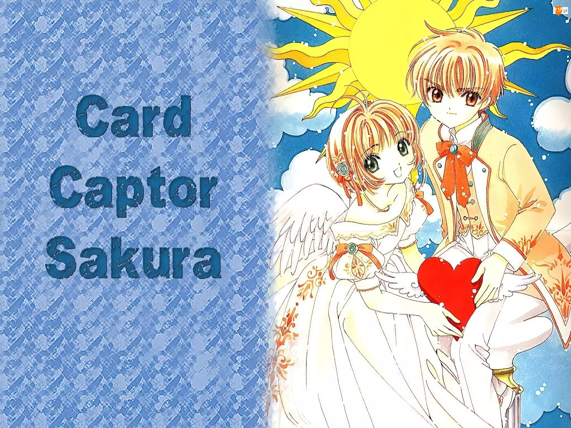 dziewczyna, serce, napisy, Cardcaptor Sakura, facet
