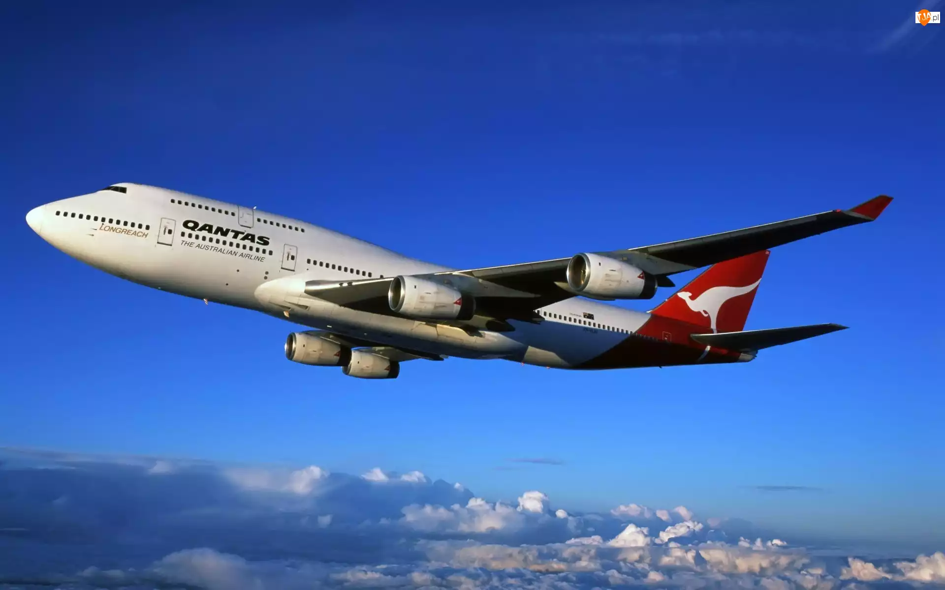 Airline, Samolot, Chmury, Australian