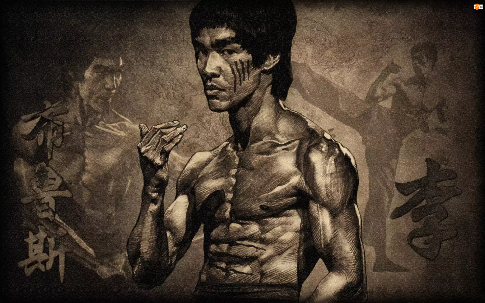 Rysunek, Bruce Lee