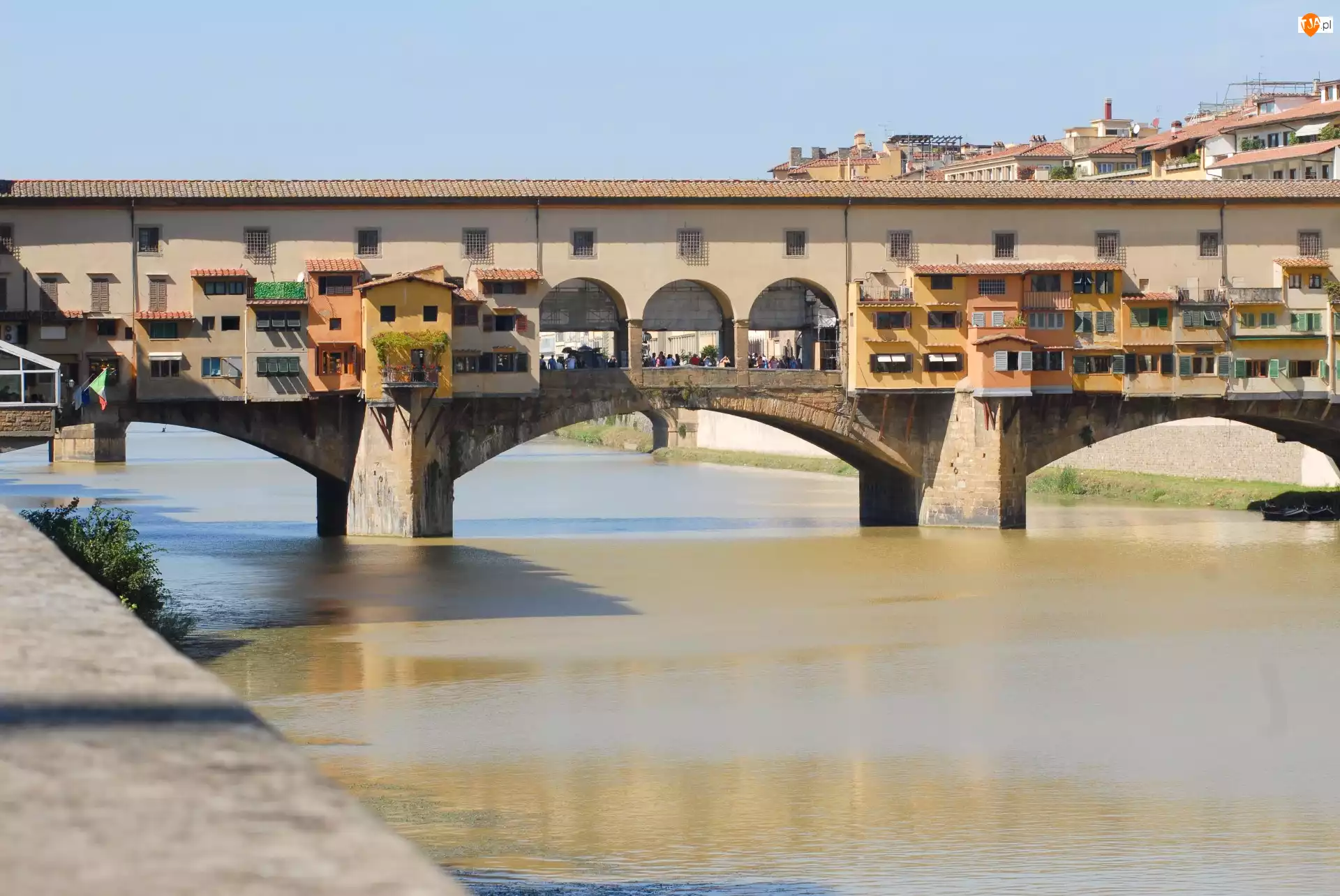 Florencja, Woda, Most, Ponte Vecchio