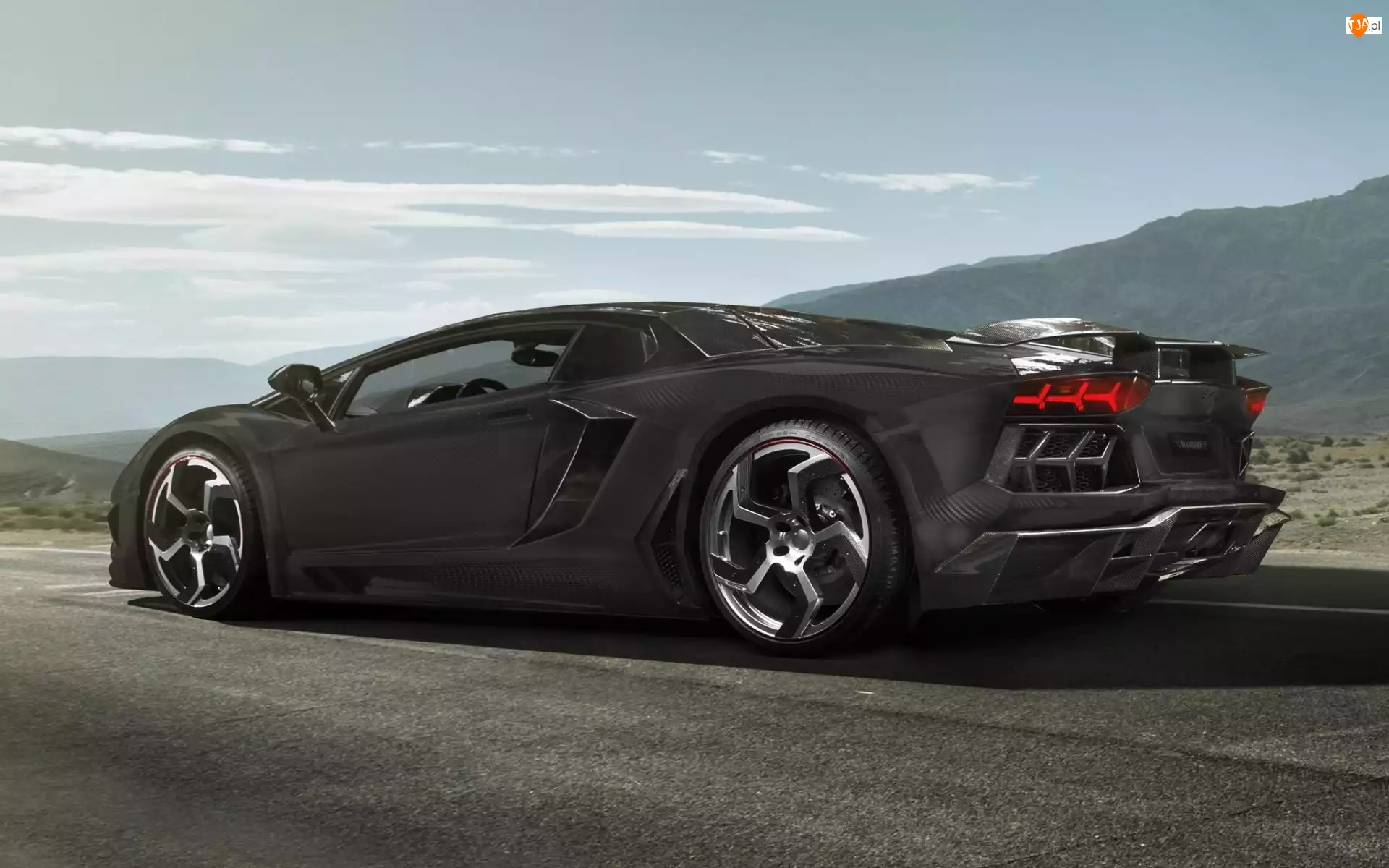 Lamborghini, Czarny, Samochód