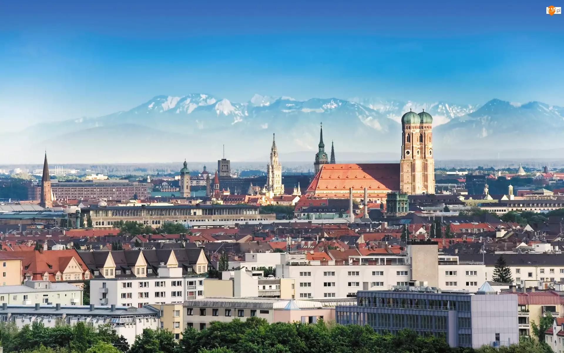 Panorama, Niemcy, Miasta, Monachium