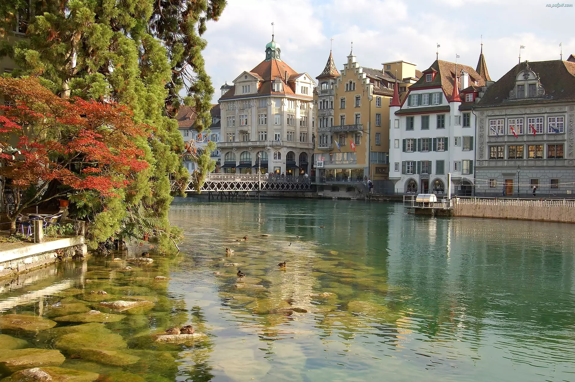 Szwajcaria, Rzeka Reuss, Lucern