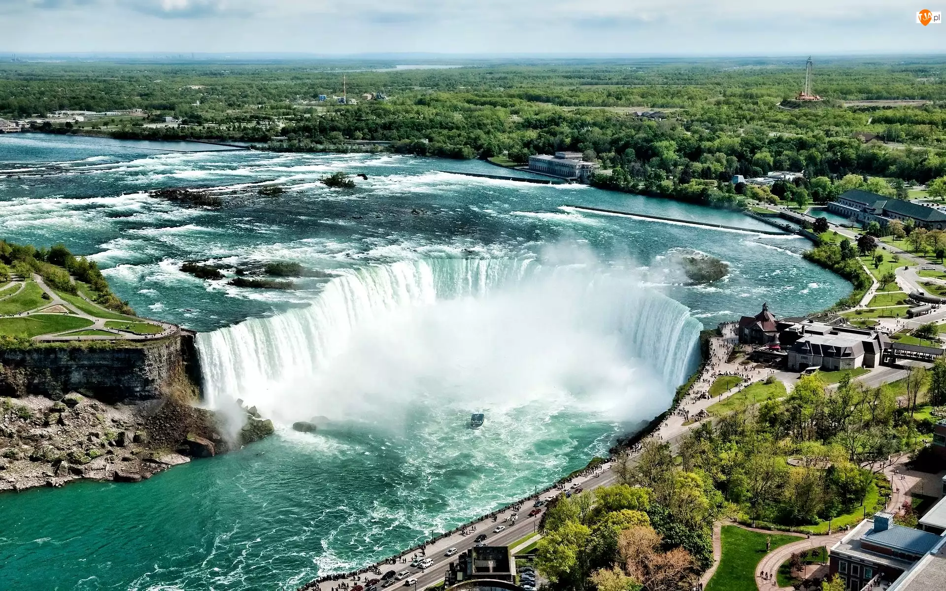 Miasto, Wodospad, Niagara, Rzeka