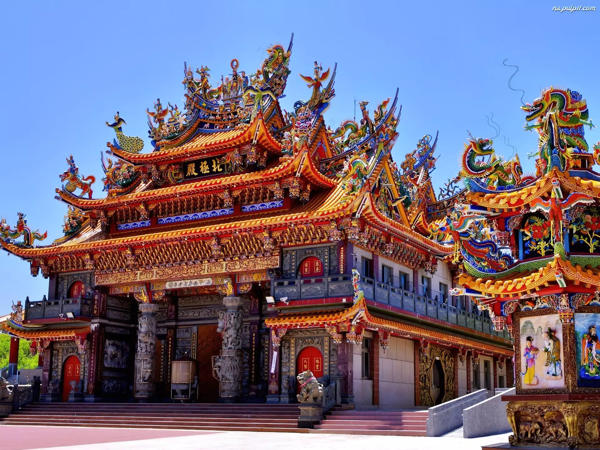 Buddyjska, Kolorowa, Świątynia