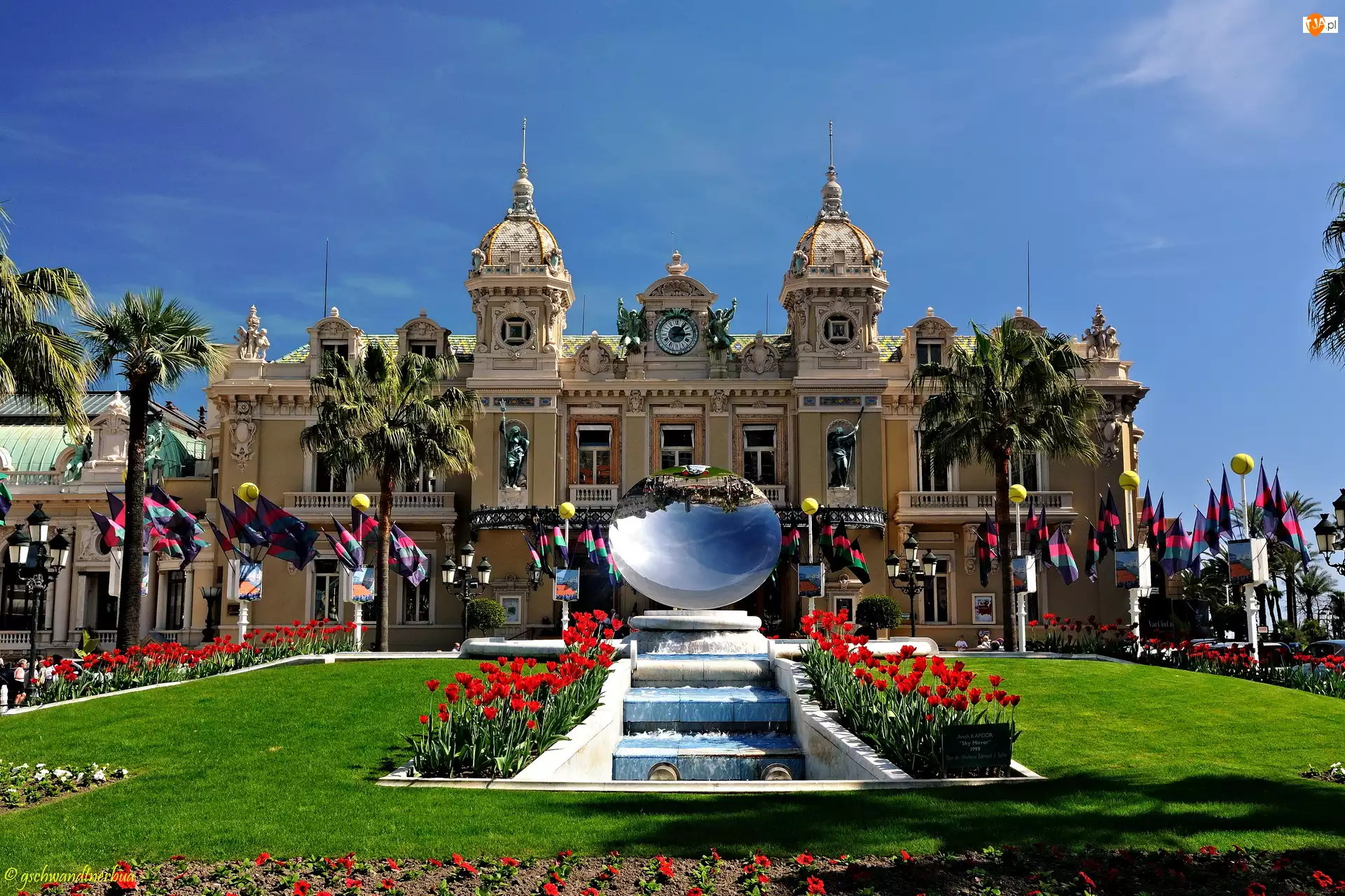 Pałac, Monako, Ogród, Monte Carlo