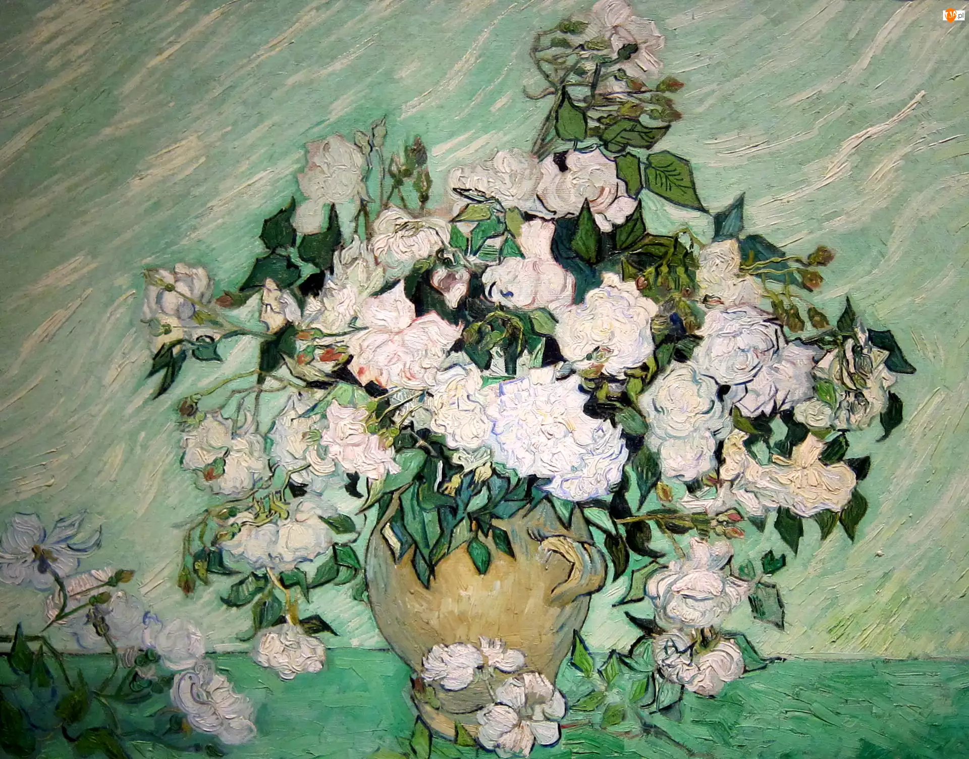 Wazon z różami, Reprodukcja, Vincent van Gogh