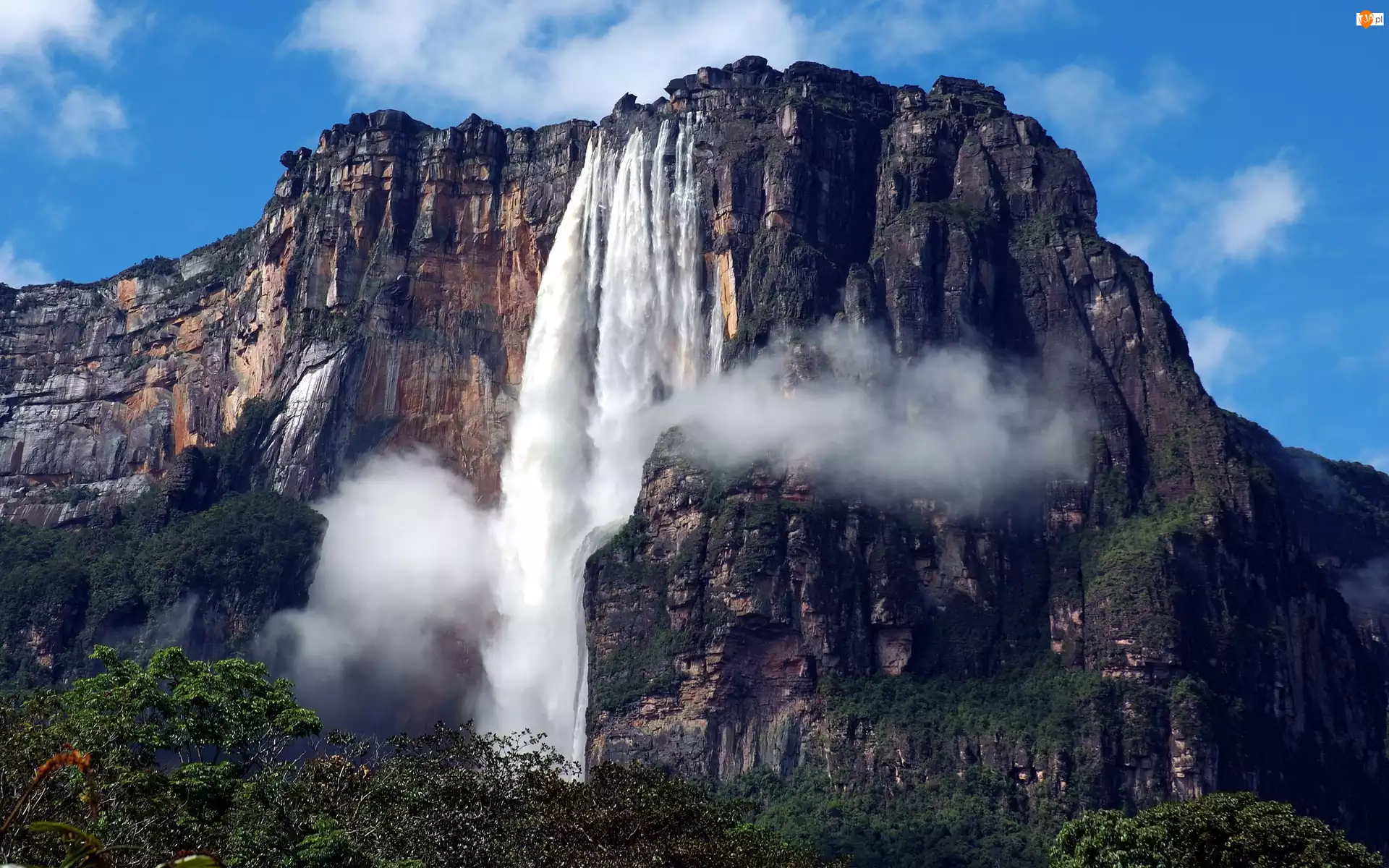 Venezuela, Piękny, Wodospad