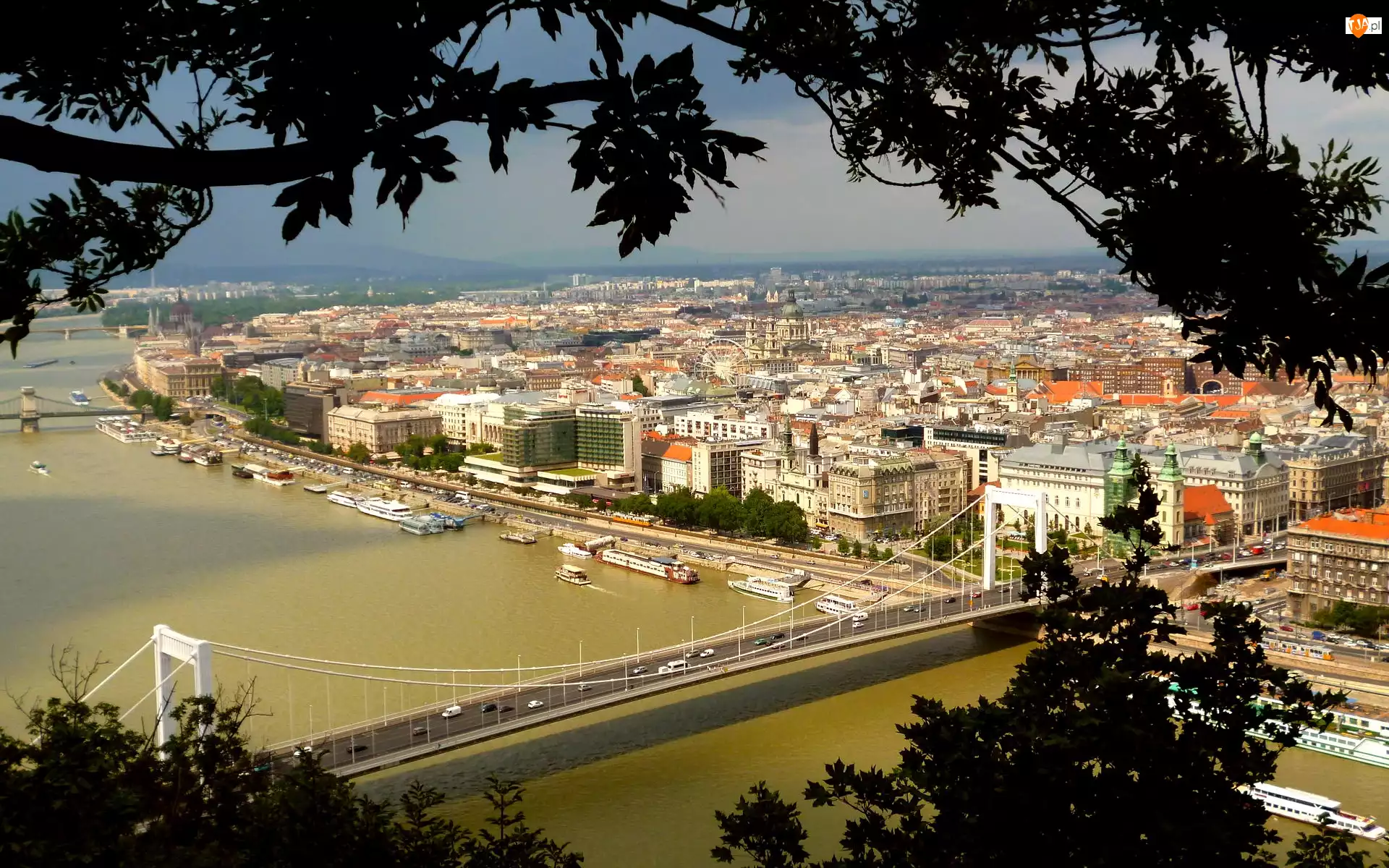 Rzeka, Węgry, Most, Budapeszt