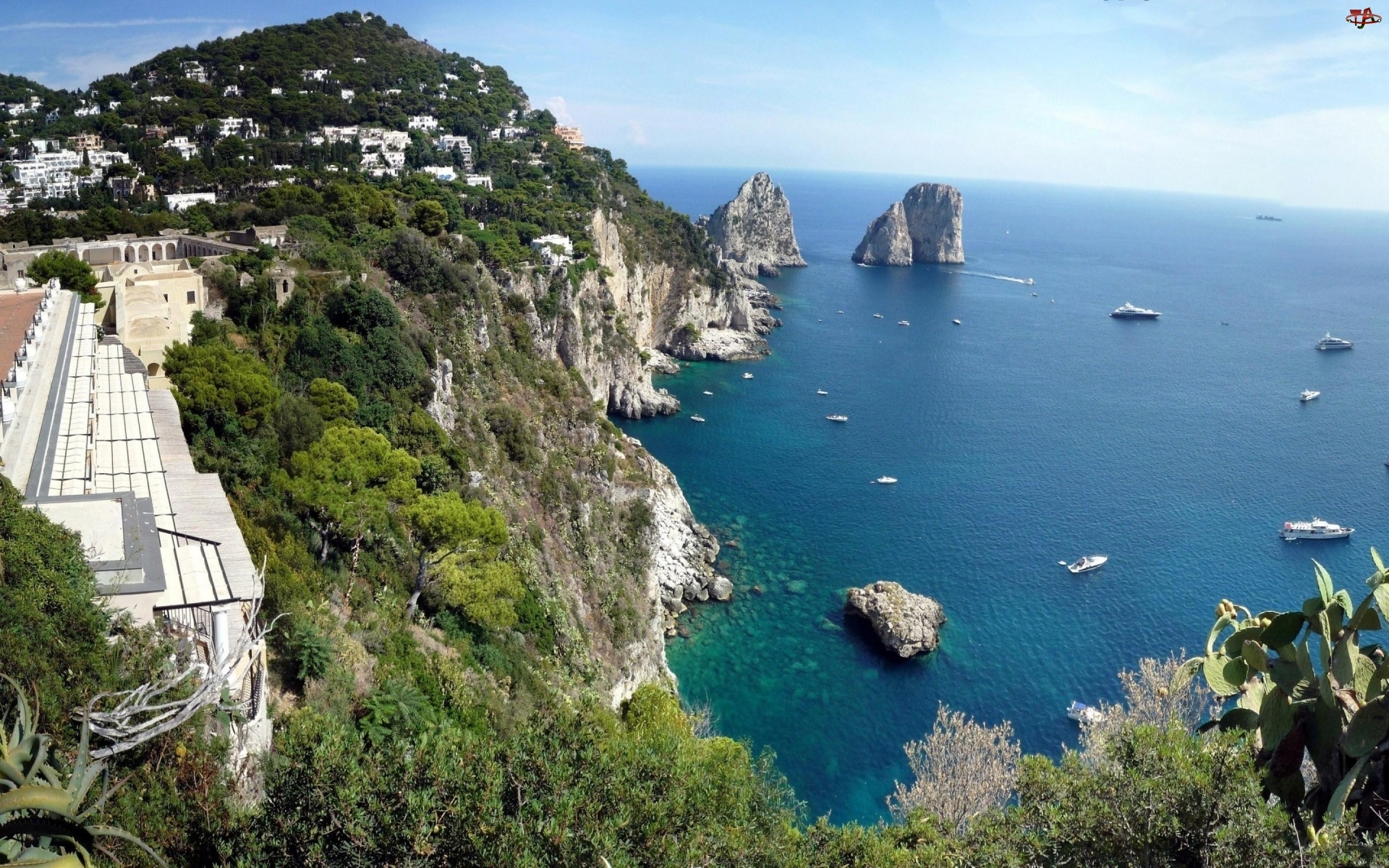 Capri, Morze, Wyspa