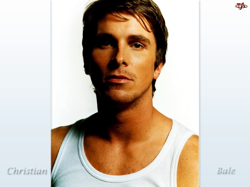 biała koszulka, Christian Bale