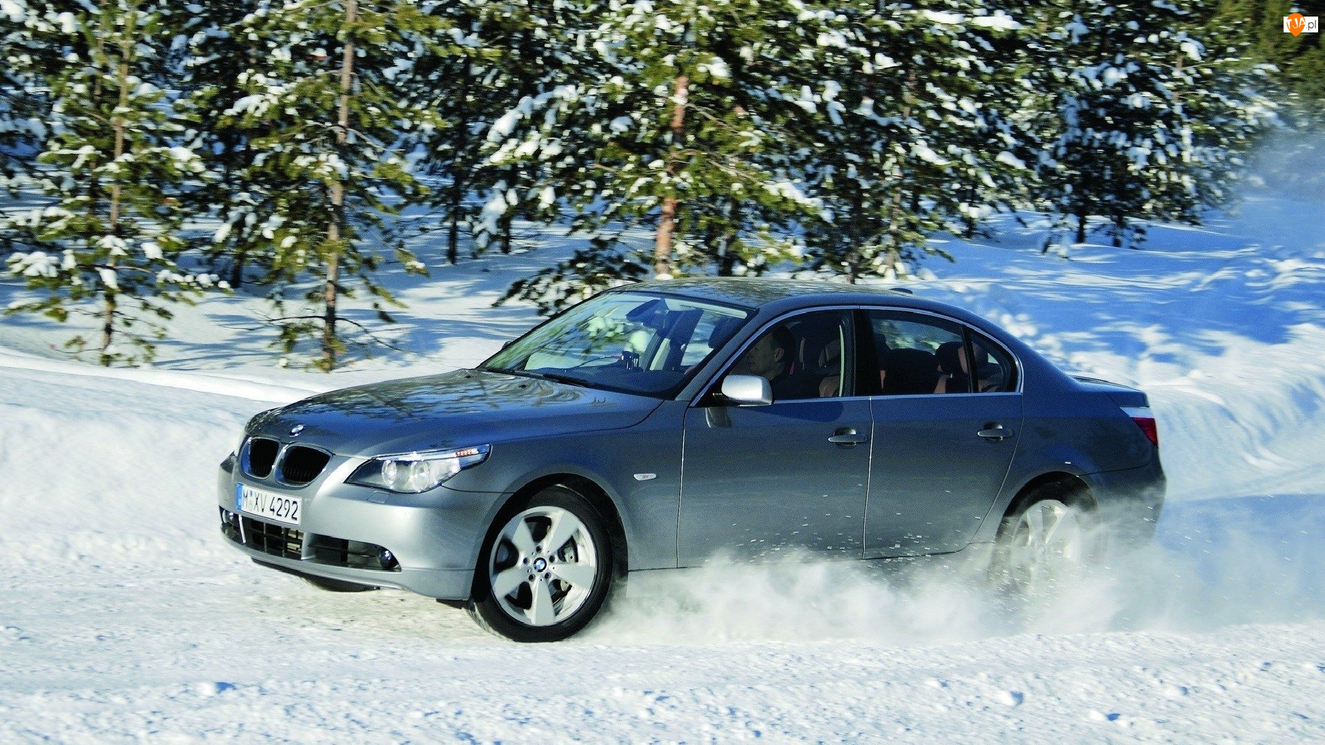 Zima, Samochód, BMW 530xi