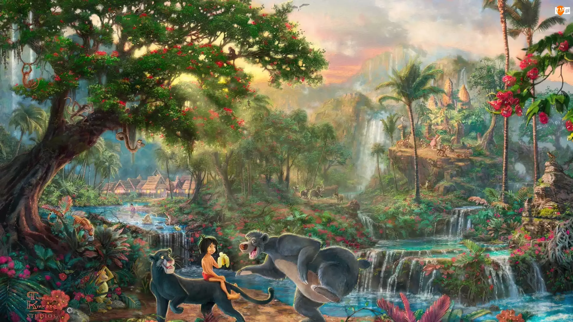 Księga Dżungli, Thomas Kinkade, Disney