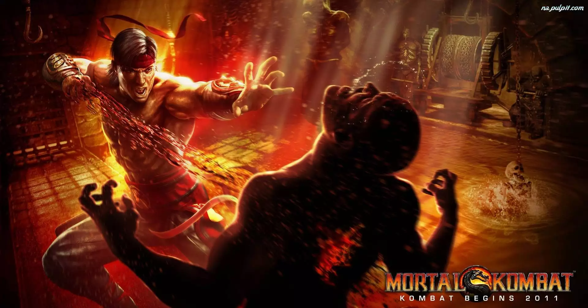 Mortal Kombat, Mężczyzna, Liu Kang, Lawa