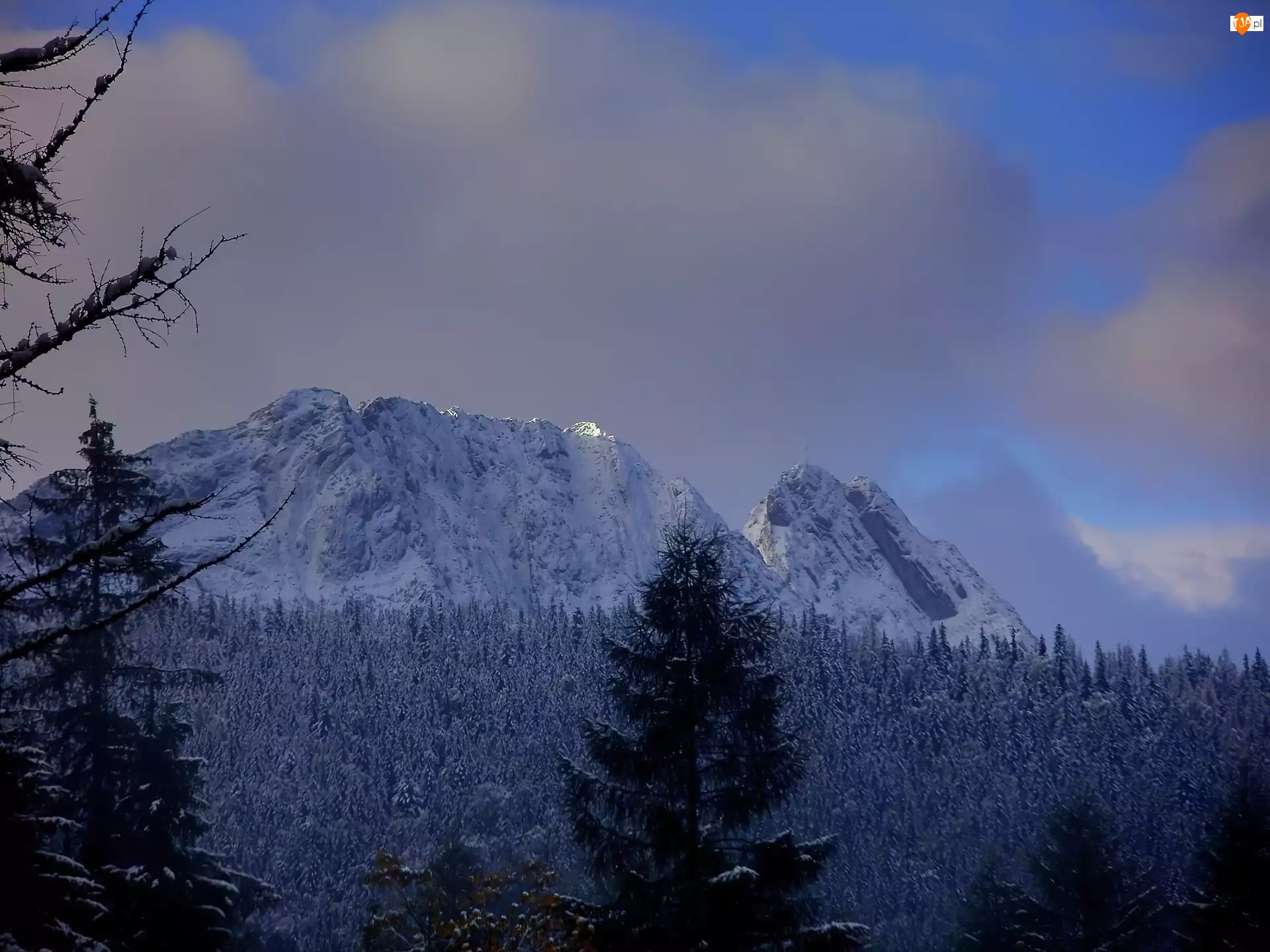 Giewont, Góry, Zimą