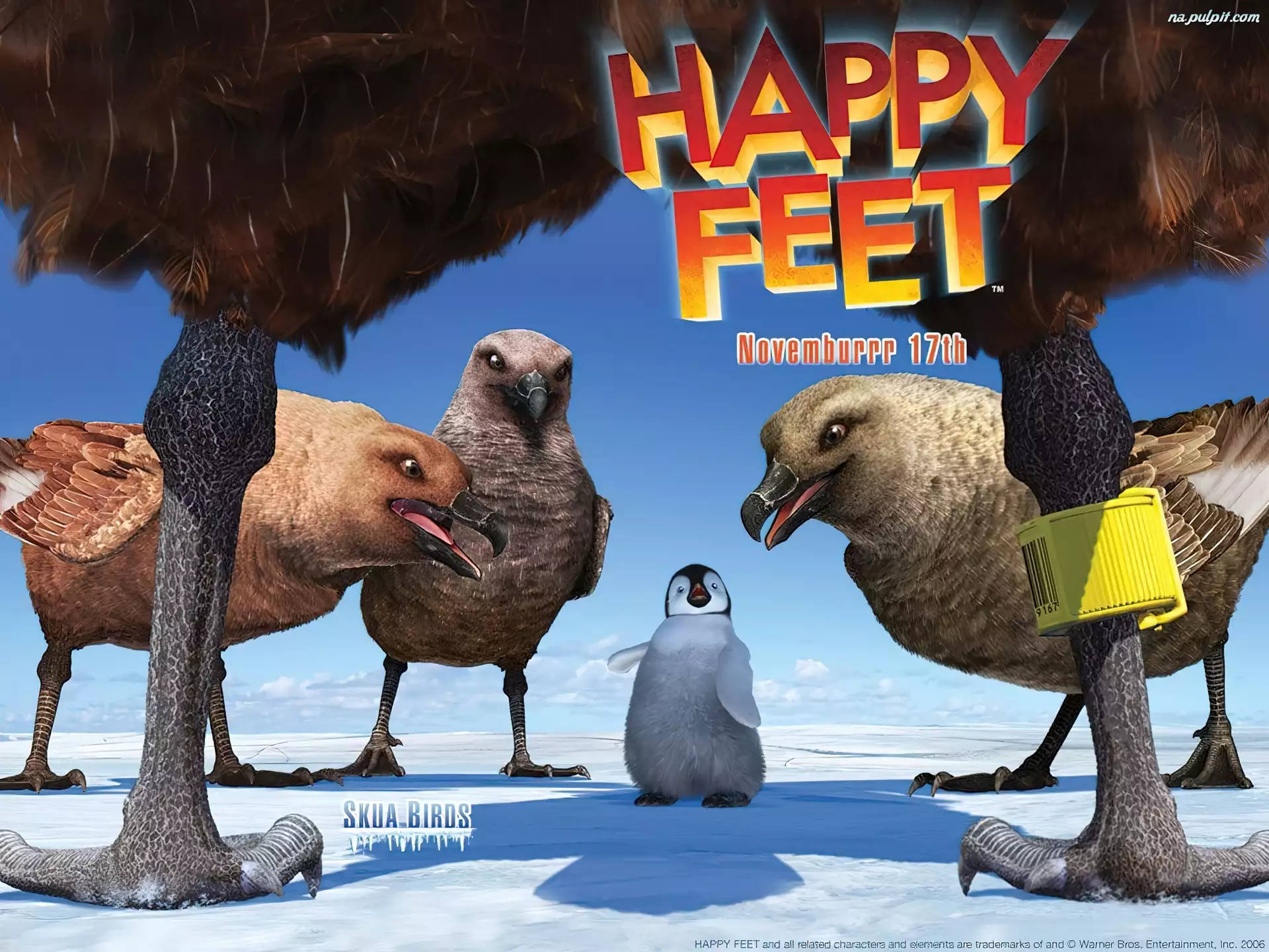 pingwin, Tupot małych stóp, Happy Feet, ptaki