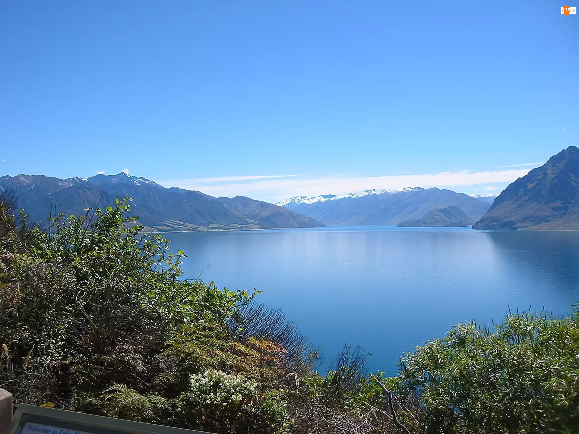 Nowa Zelandia, Jezioro, Roślinność, Góry, Hawea