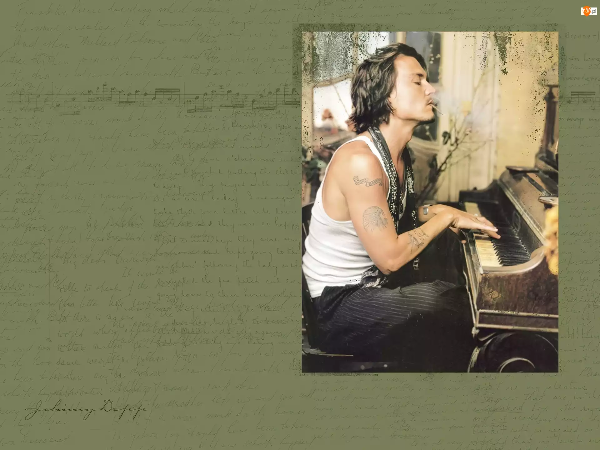 Johnny Depp, Pianino