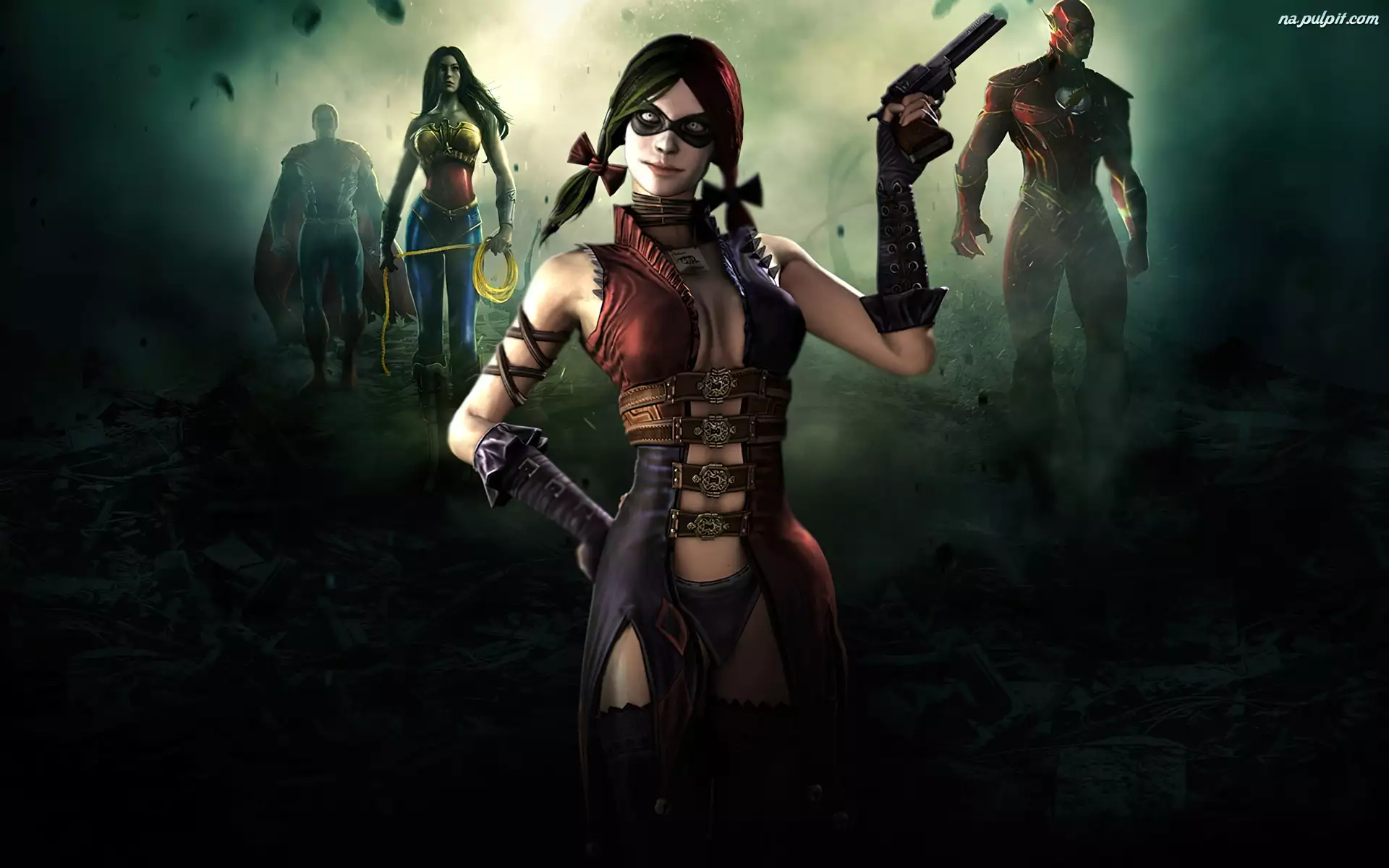 Flash, Injustice Gods Among Us, Harley Quin, Wonder Woman