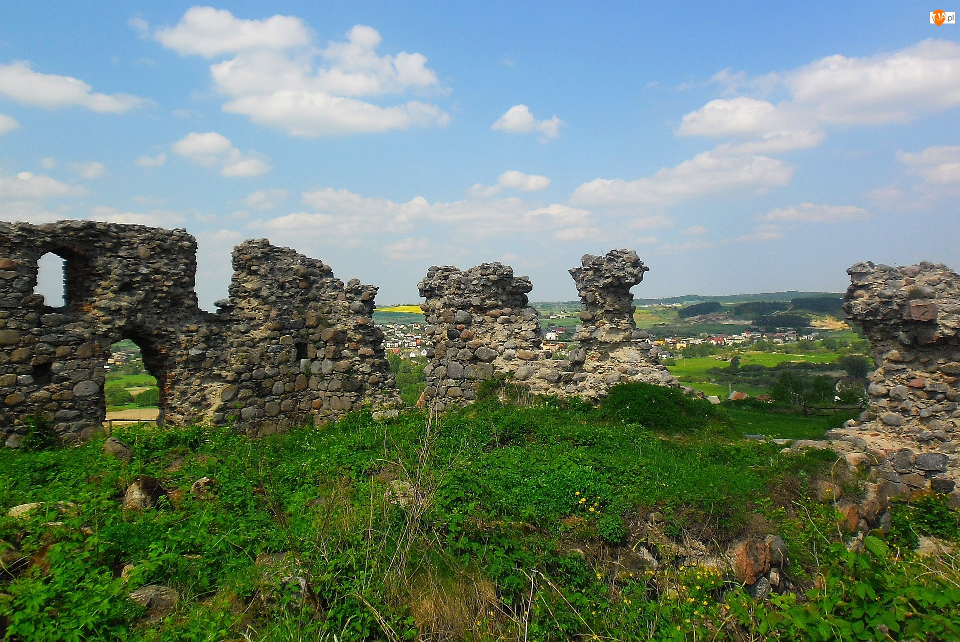 Ruiny, Zamek w Kurzętniku, Kurzętnik, Polska