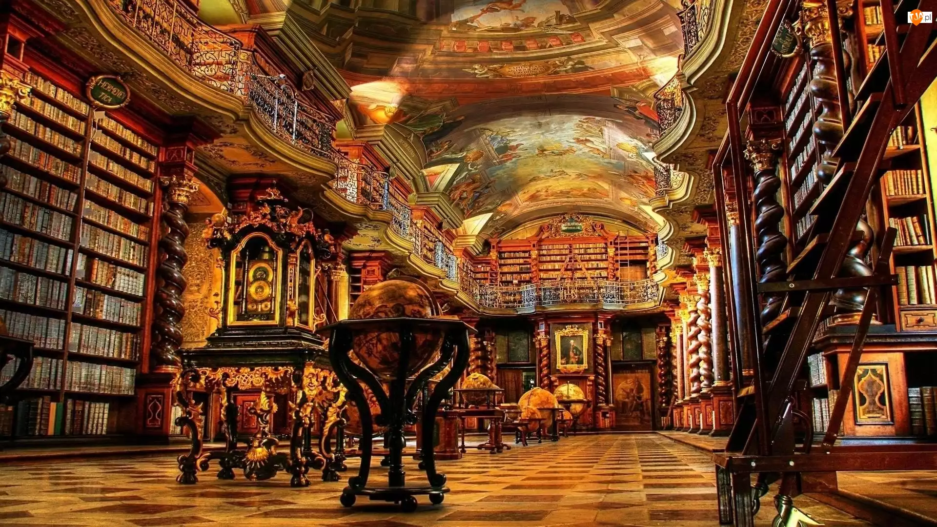 Clementinum, Czechy, Biblioteka, Praga