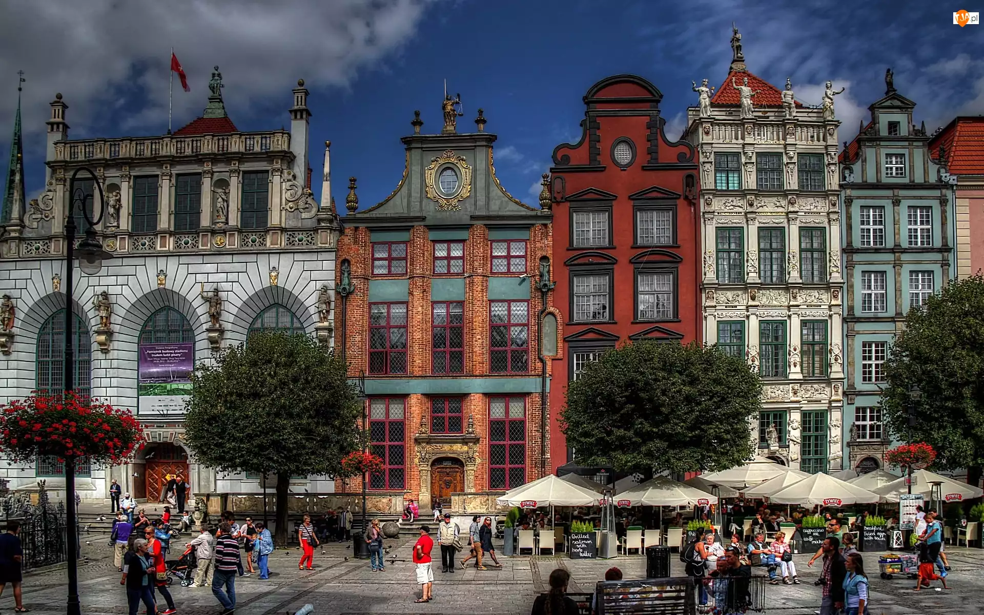 Polska, Miasto, Kamienice, Gdańsk