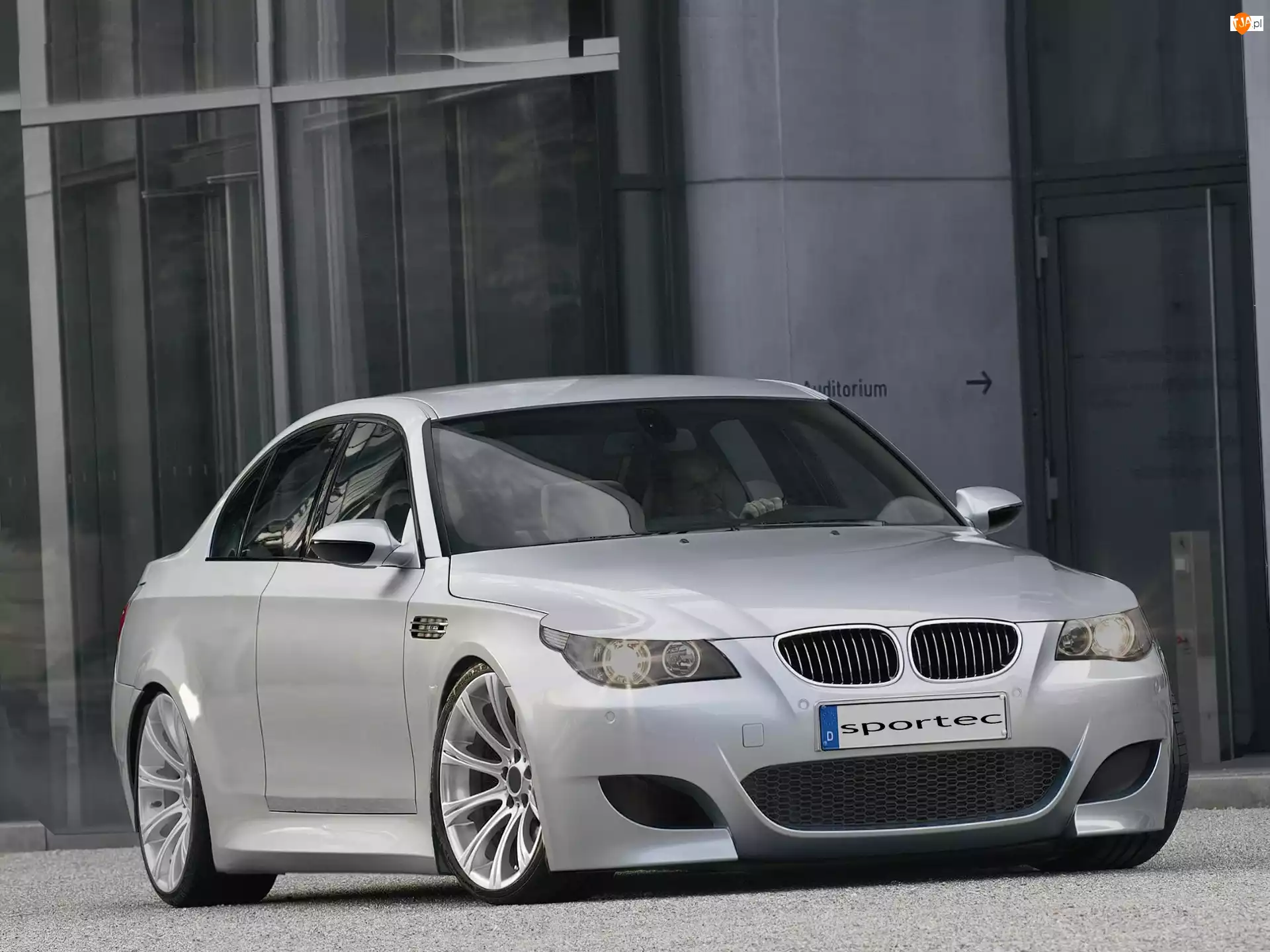 Coupe, Srebrny, BMW 5, E60