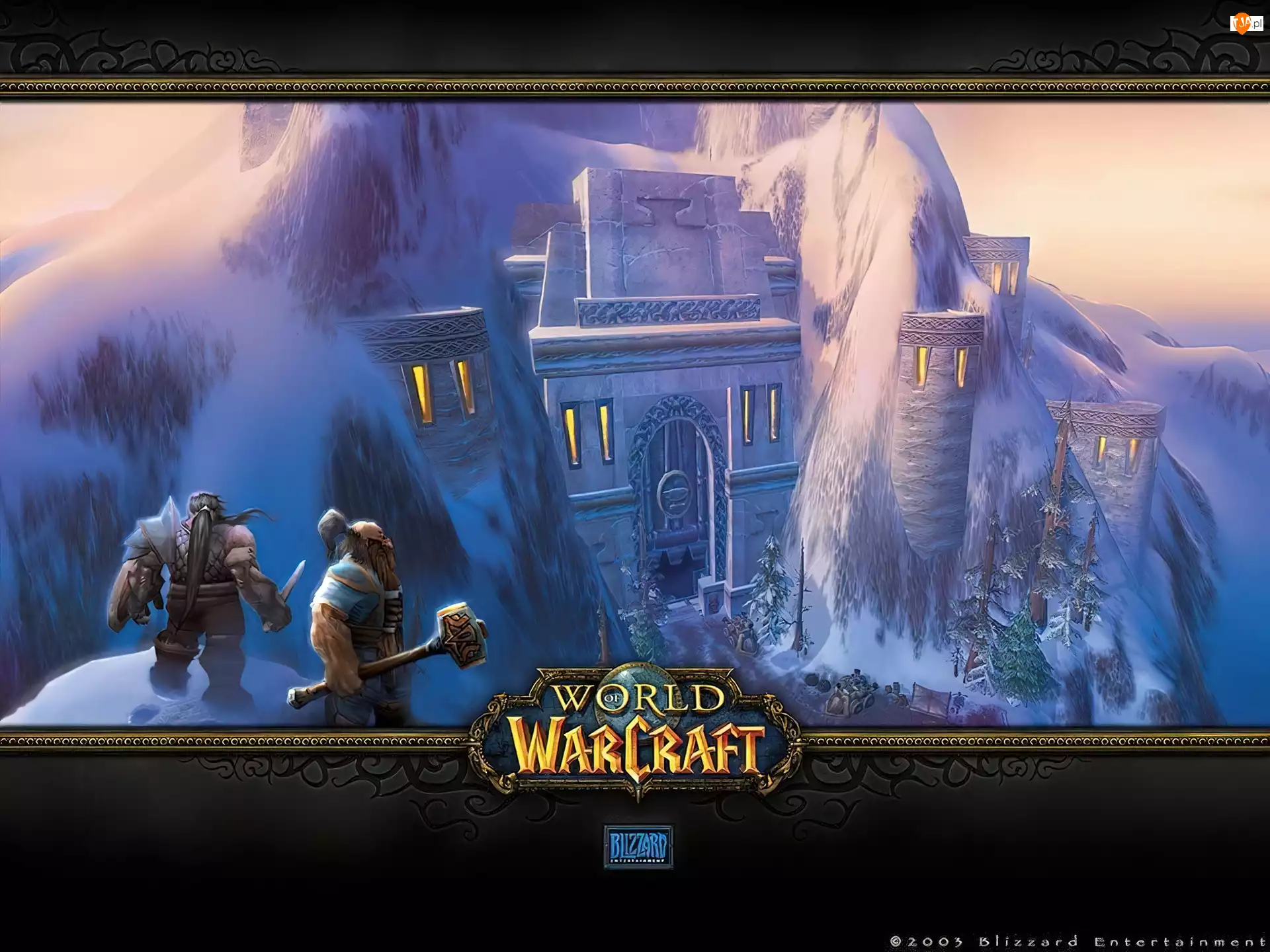 World Of Warcraft, góra, postacie, zamek, fantasy
