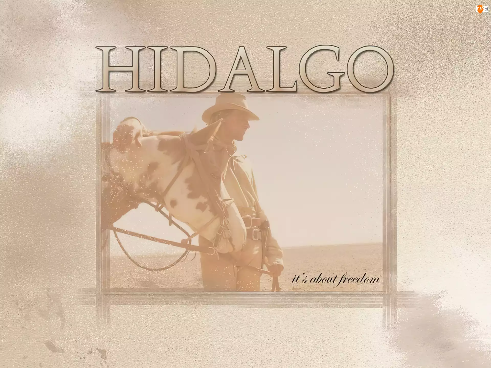 napis, Hidalgo, kowboj