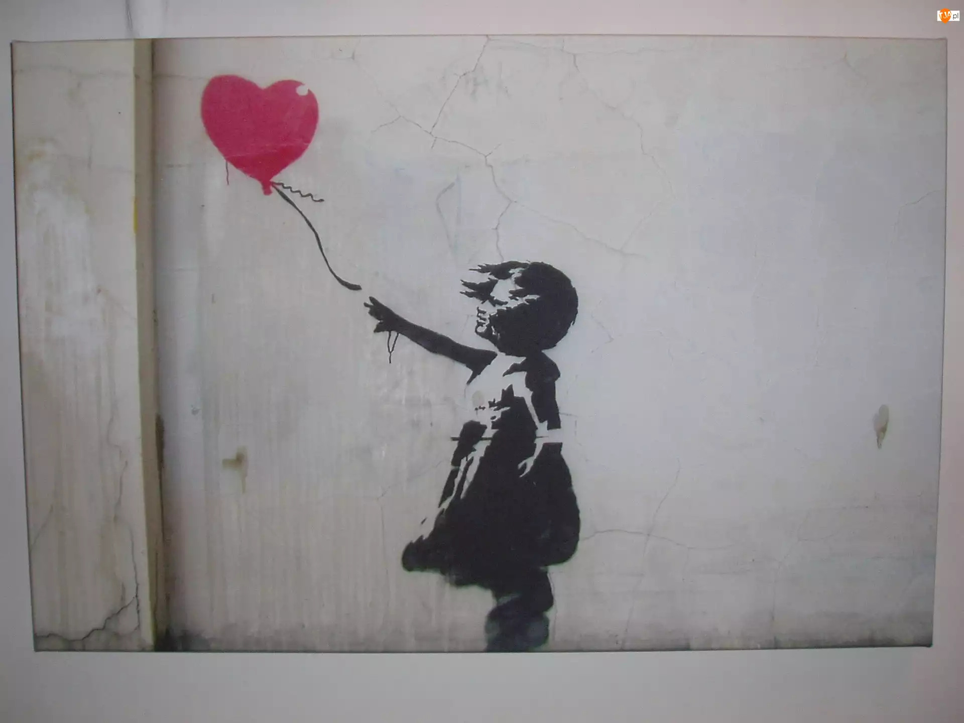 Banksy, Dziewczynka, Balonik, Mural