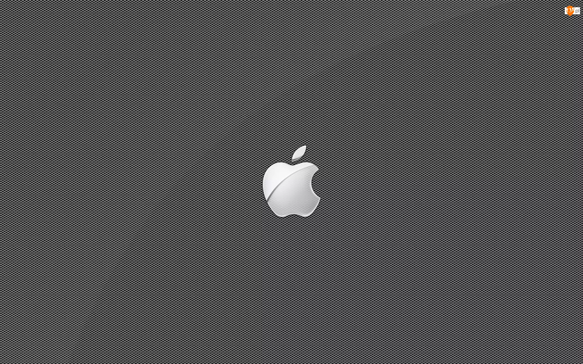 Apple, Siatka, Logo, Szara