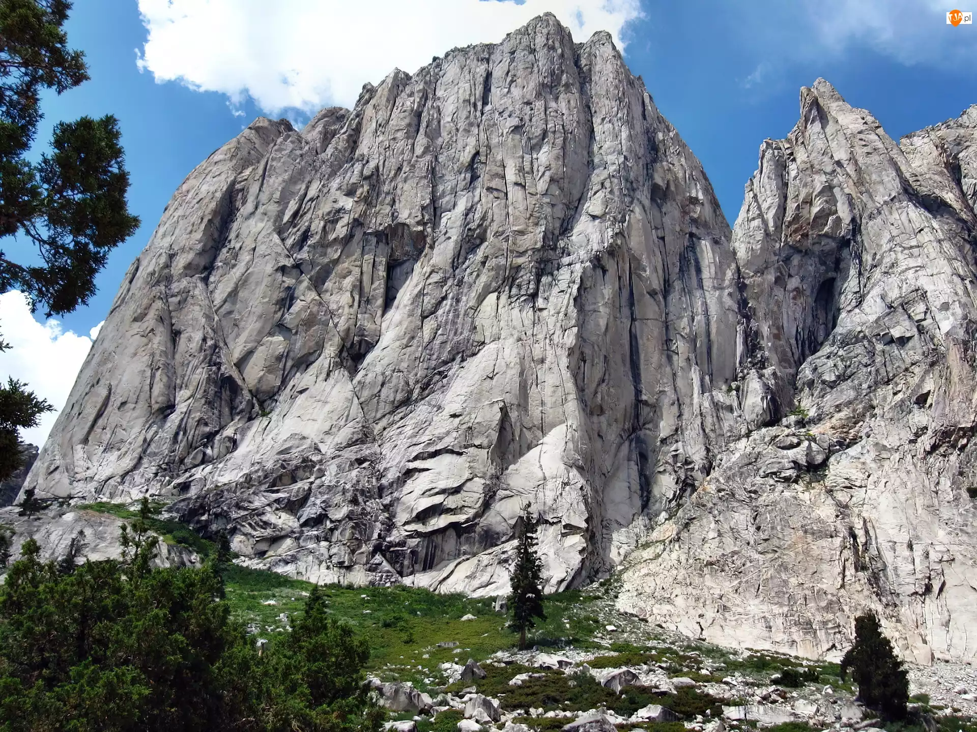 Skała, Kalifornia, National, Park