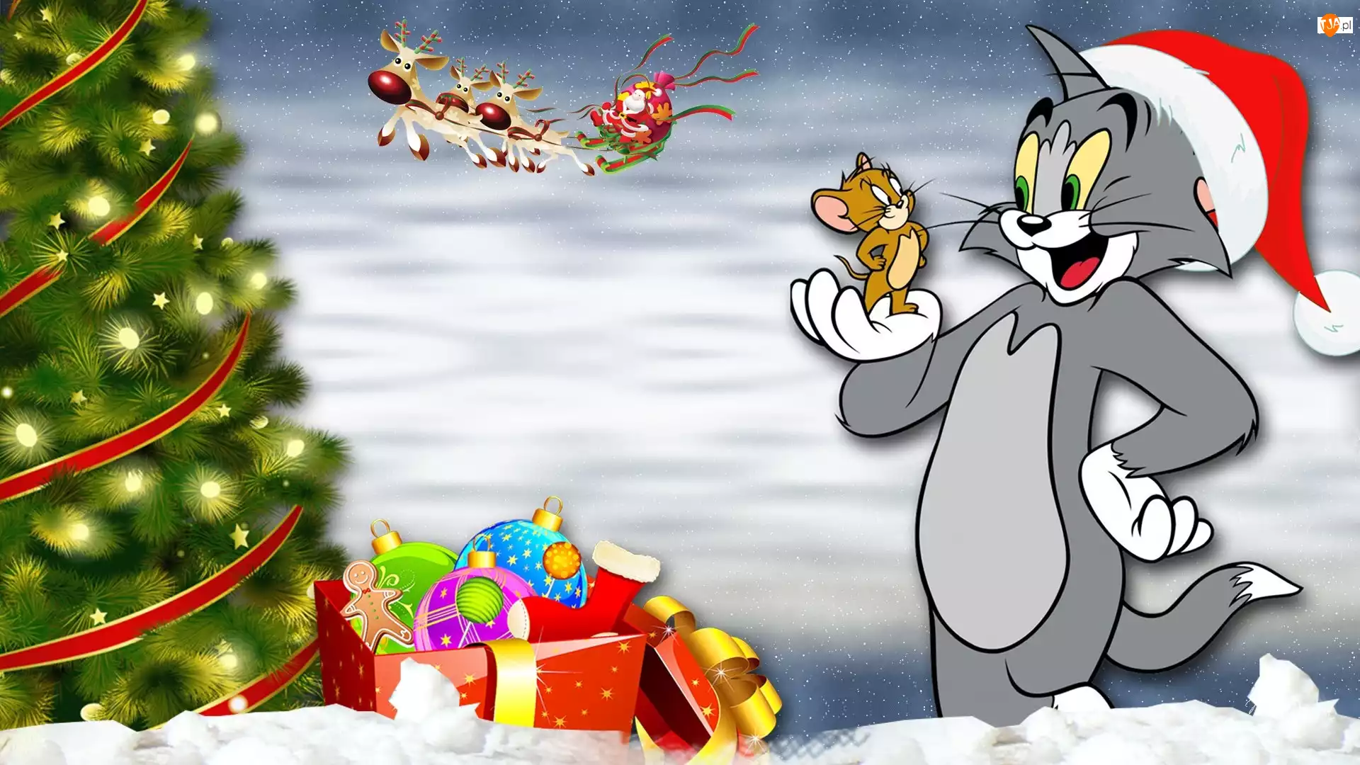 Tom i Jerry, Choinka, Prezenty