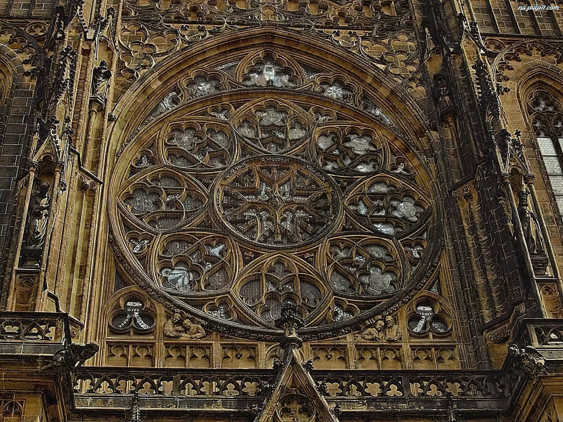 Witraż, Św. Witta, Praga, Katedra