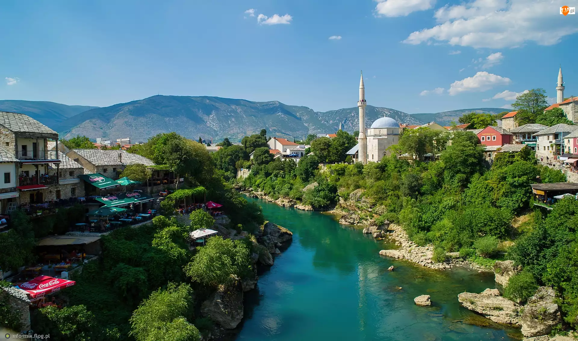 Hercegowina, Rzeka, Zabudowania, Mostar