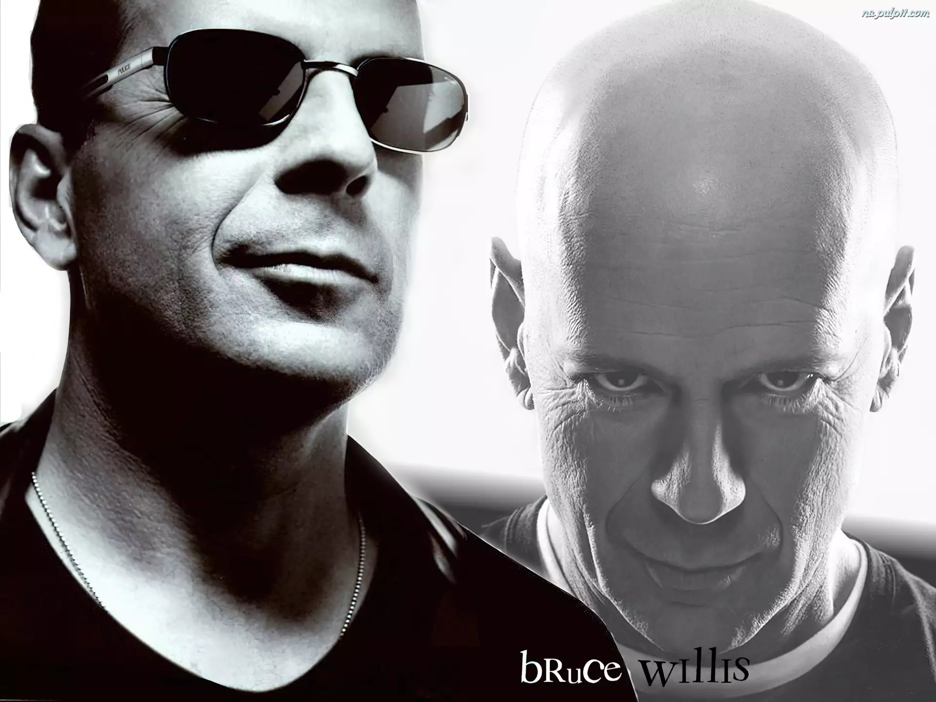 łańcuszek, Bruce Willis, głowa