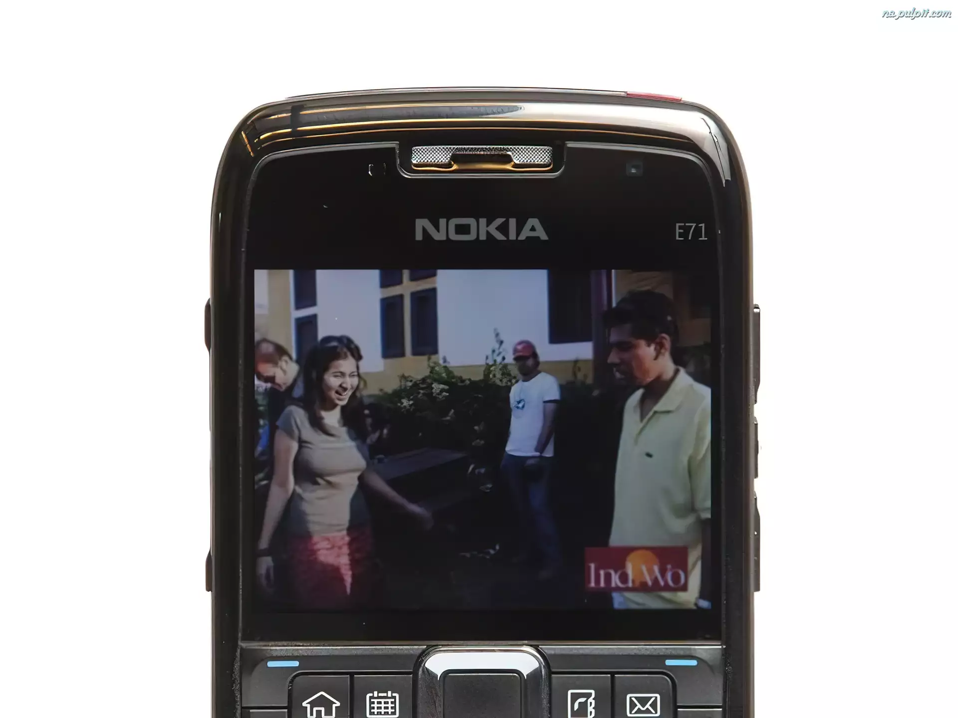 Srebrny, Nokia E71, Wyświetlacz