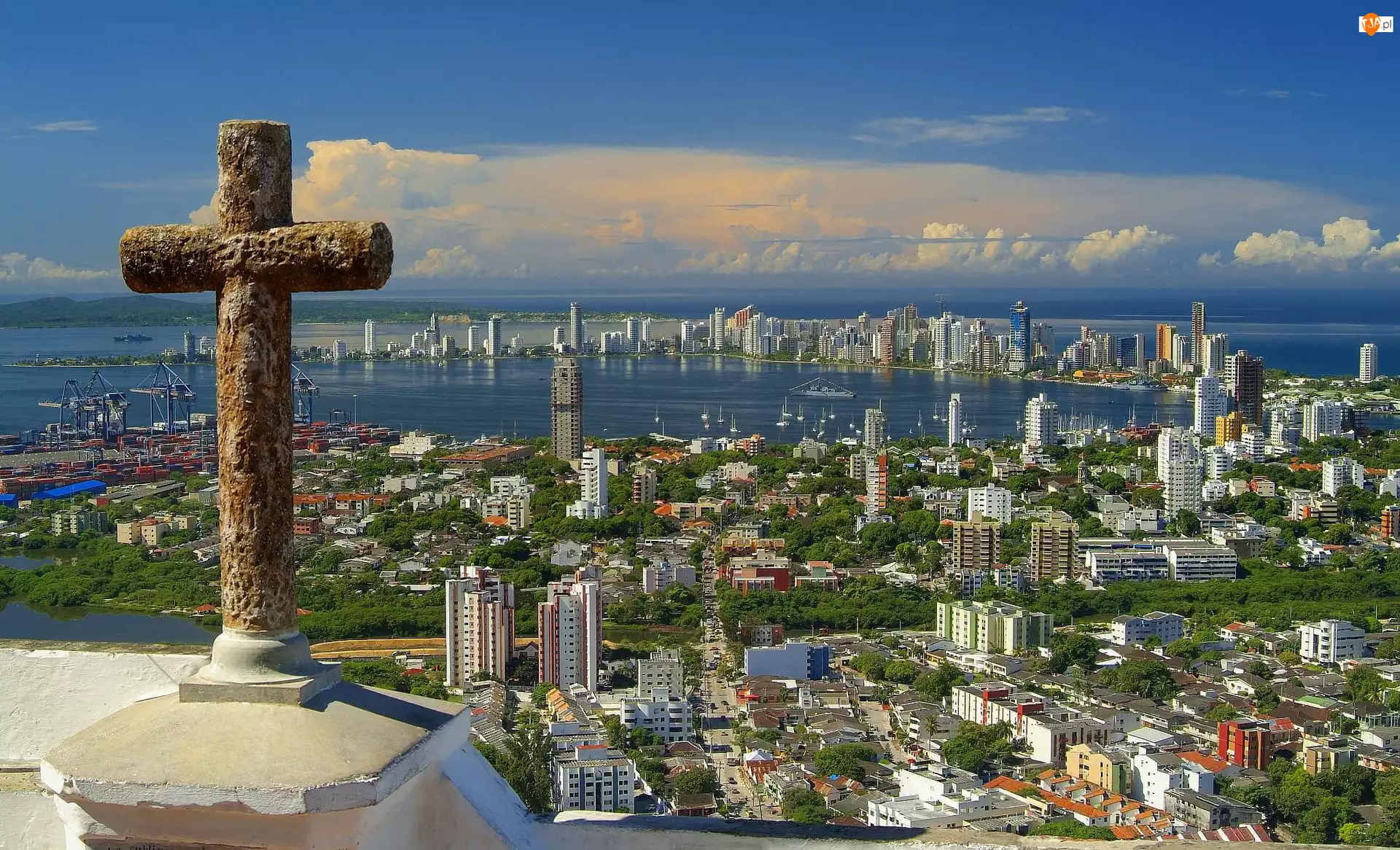 Miasta, Cartagena, Kolumbia, Panorama