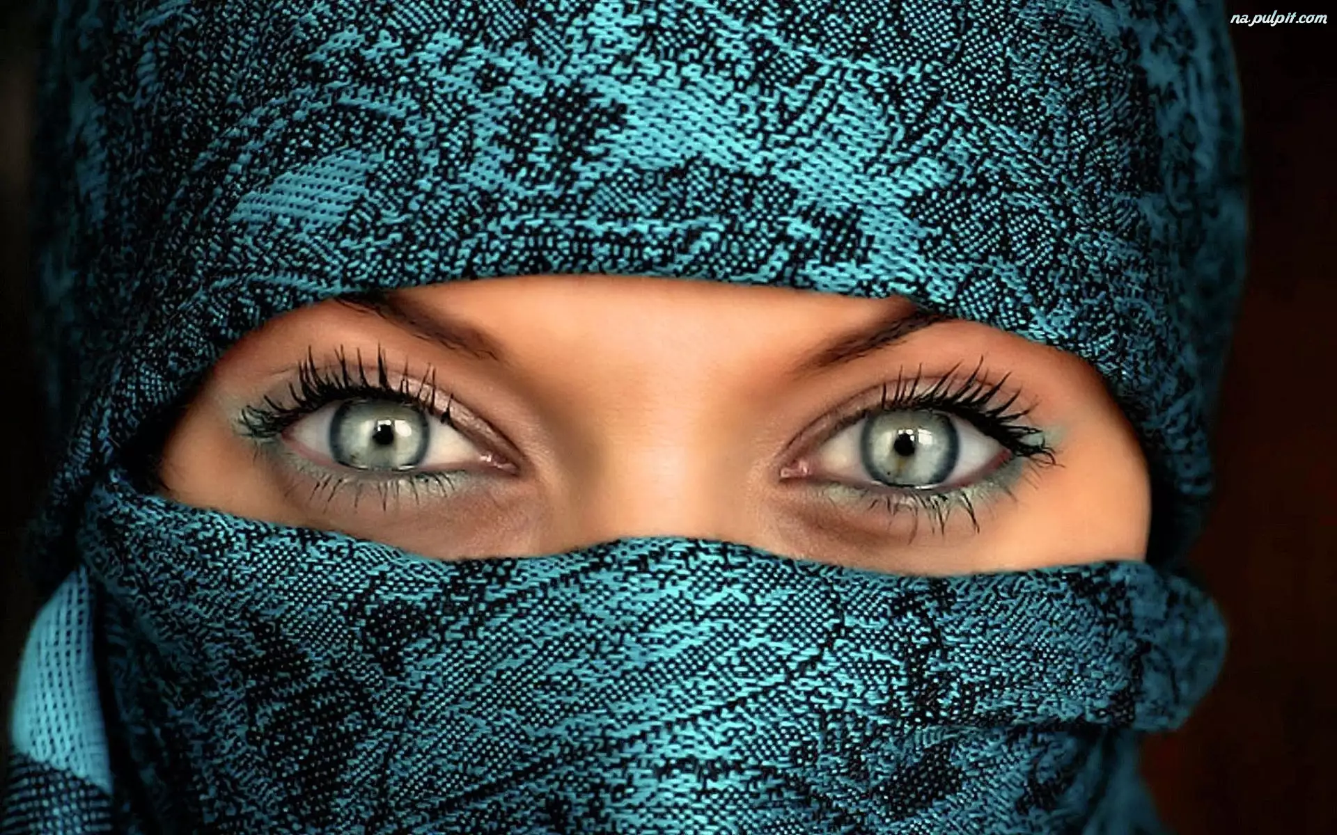 Burka, Kobieta, Oczy