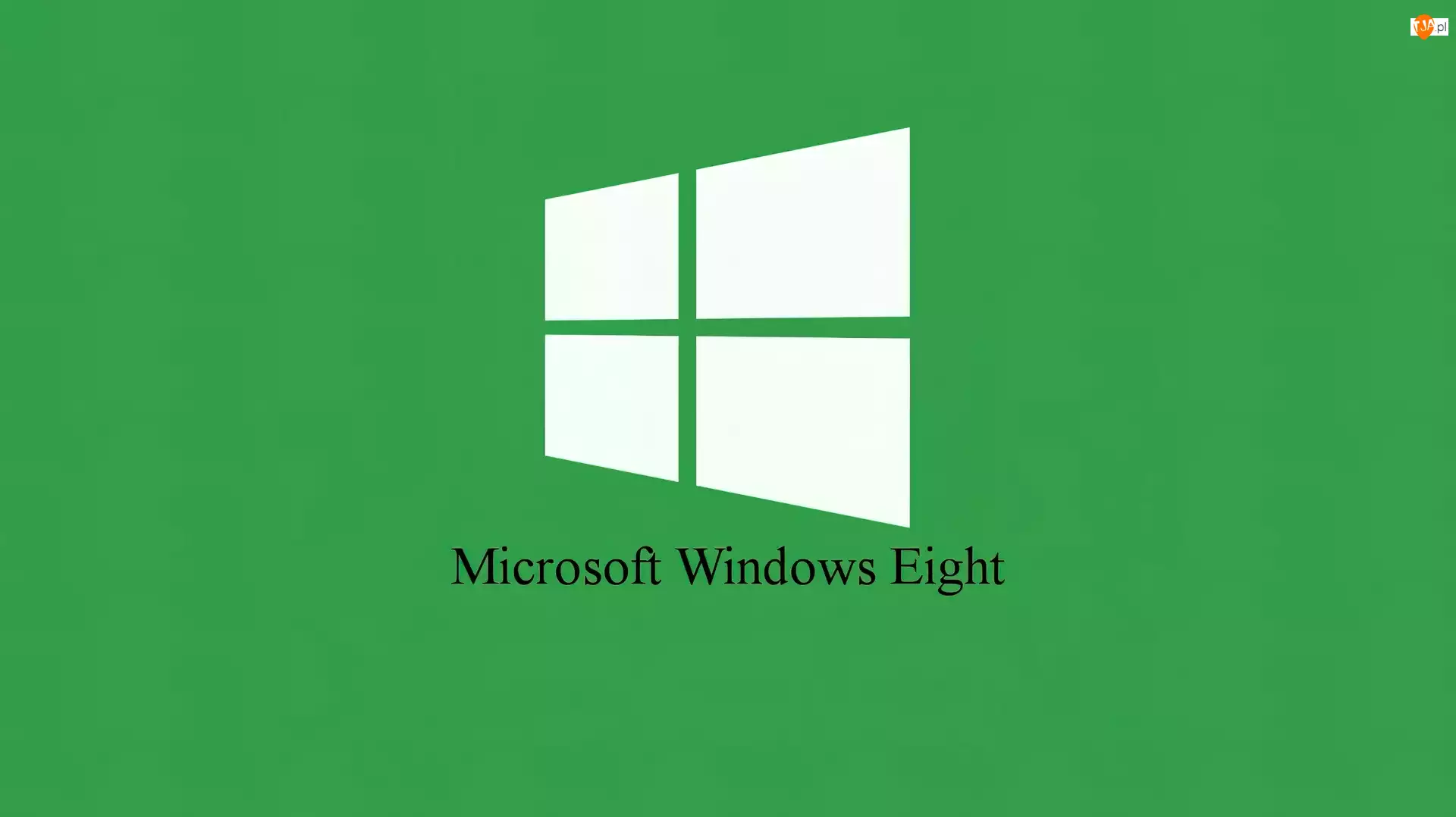 Logo, Zieleń, Microsoft Windows, Eight