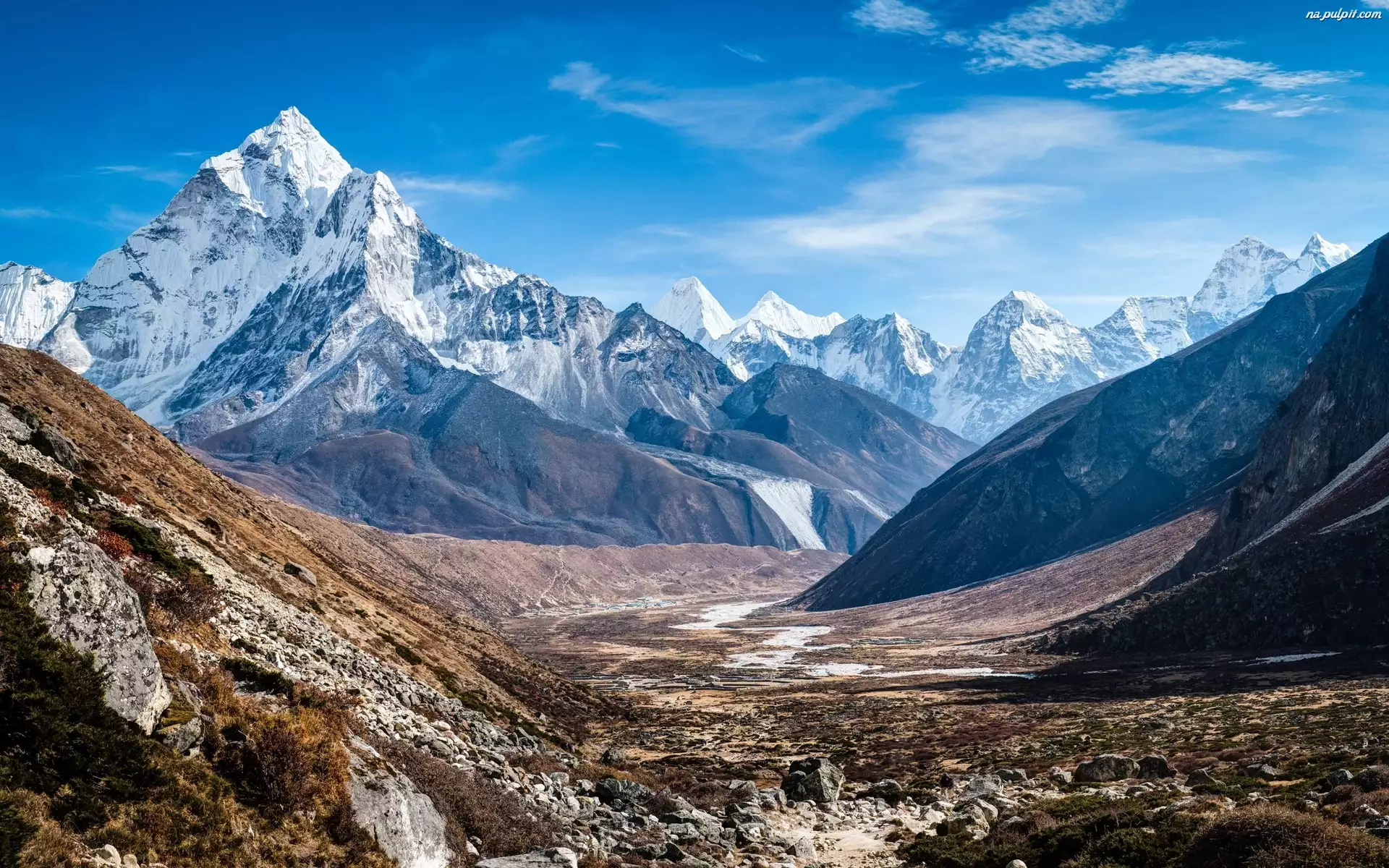 Nepal, Himalaje, Góry, Ama Dablam