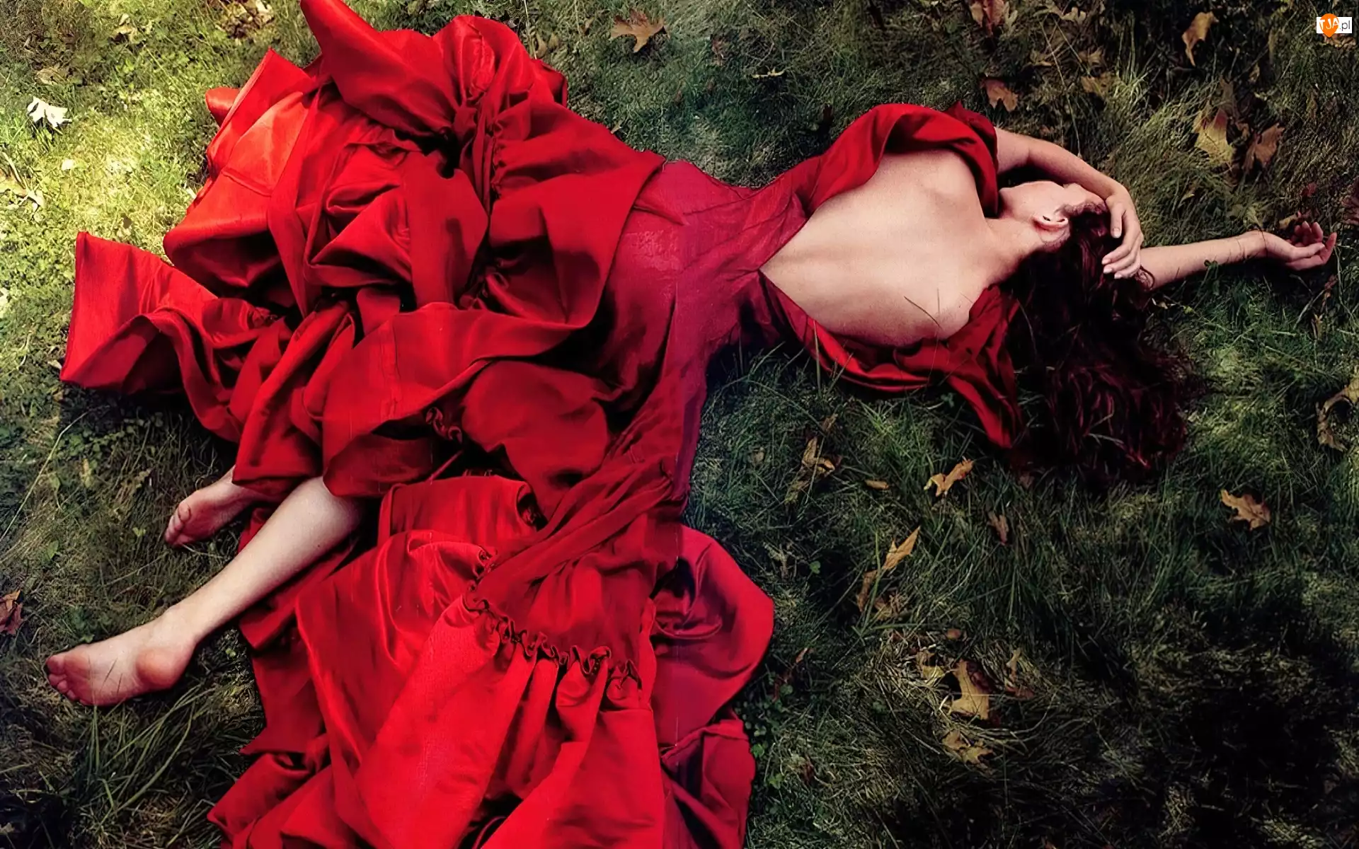 Sukienka, Kobieta, Czerwona